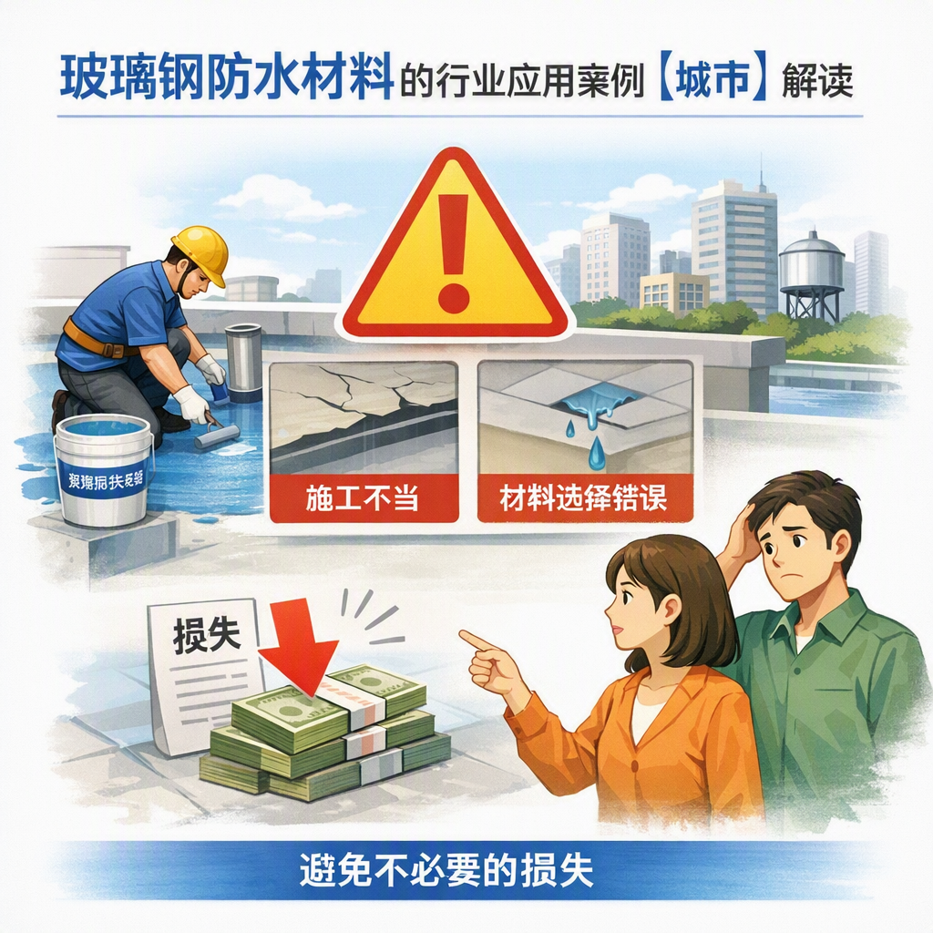玻璃钢防水材料的行业应用案例，菏泽解读