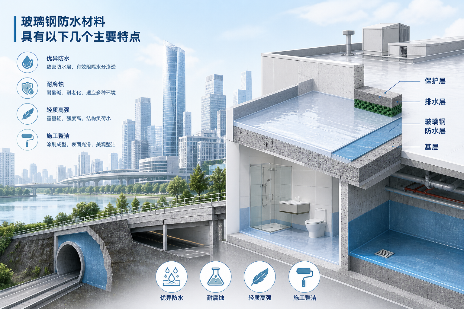 2023年玻璃钢防水材料市场趋势分析，关注 菏泽 发展